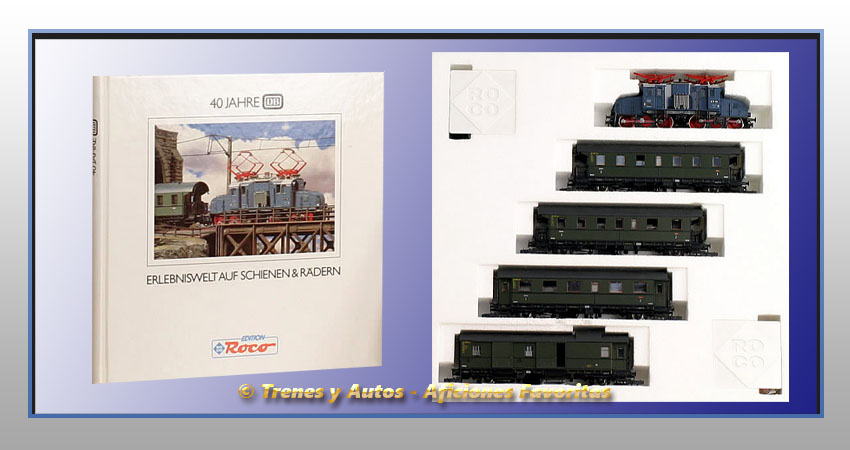 Set tren pasajeros Locomotora eléctrica E71 - DB